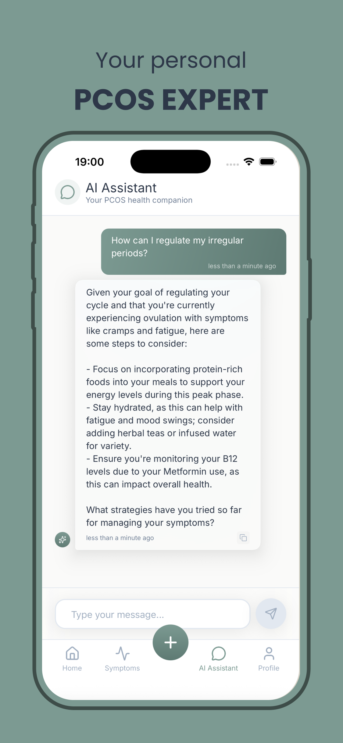 AI Insights - Personalized recommendations